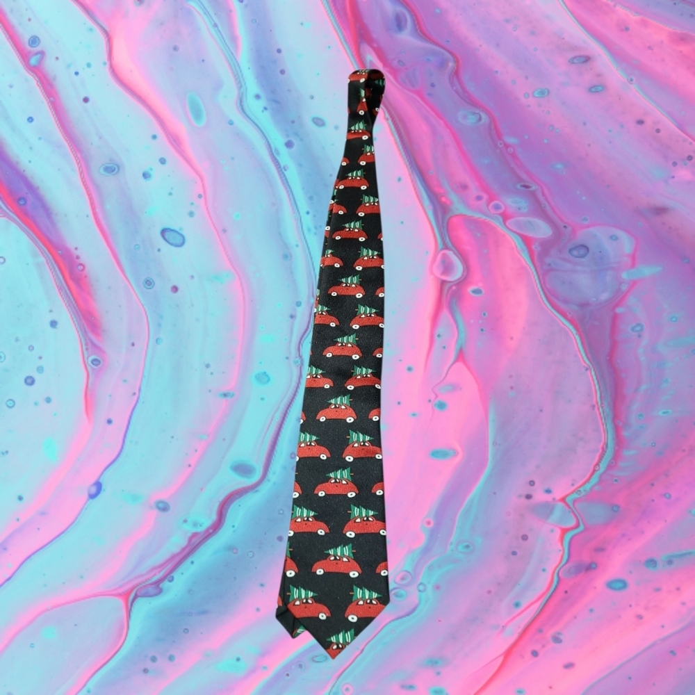 Ties in Disguise men's Christmas necktie (100% polyester)